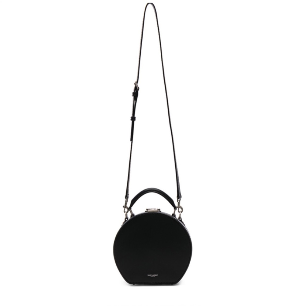 * Saint Laurent Small Leather Mica Hat Case - Picture 5 of 15